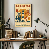 Alabama A State of Historical Significance Poster