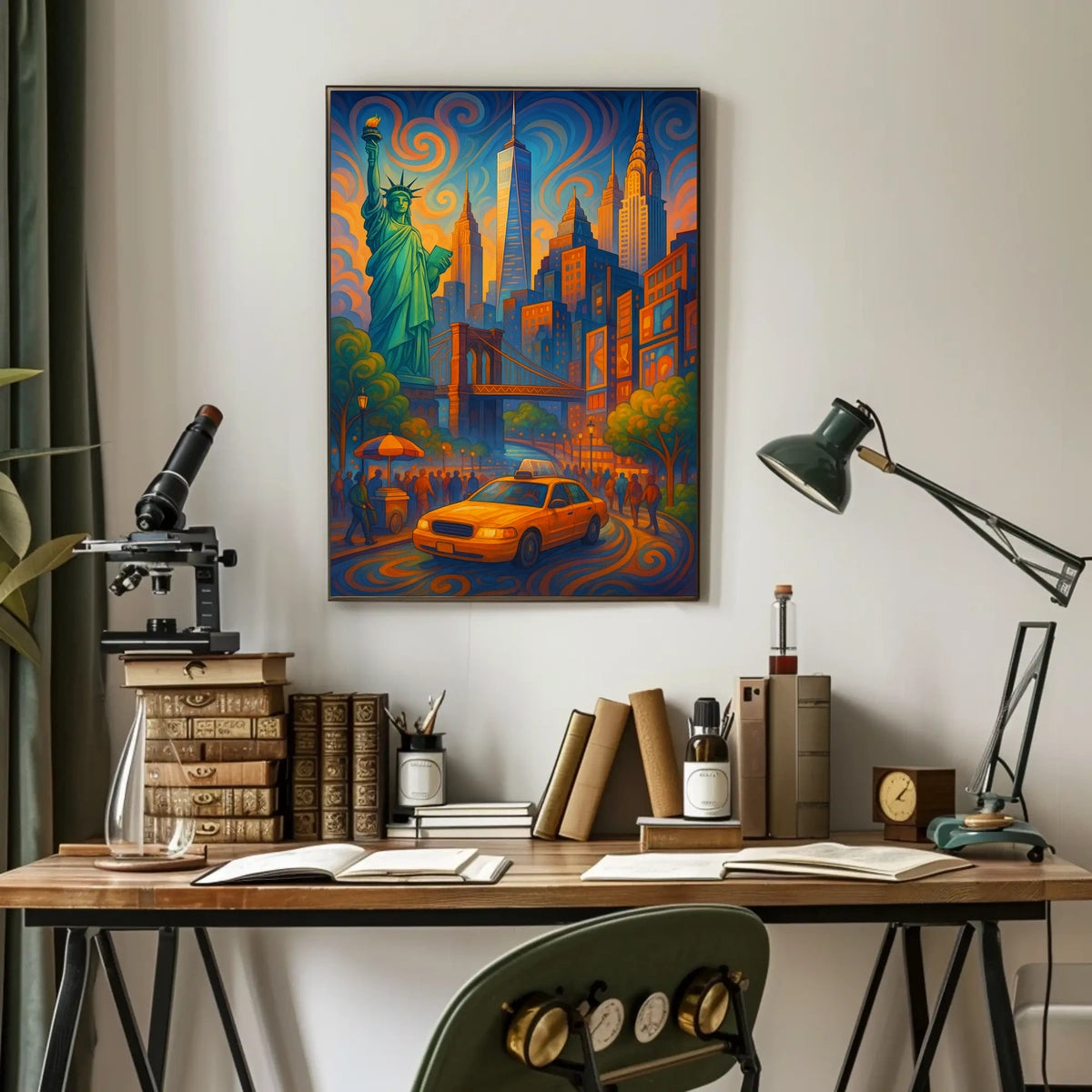 Vibrant New York Cityscape Poster