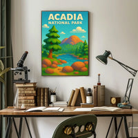 Acadia National Park Scenic Wanderlust Poster