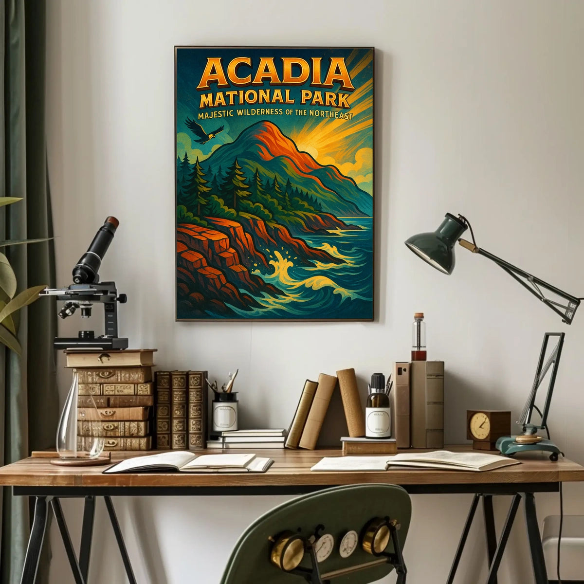 Acadia National Park Majestic Poster