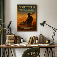 Desert Storm Triumph in the Gulf Poster