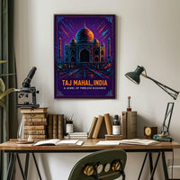 Taj Mahal, India A Jewel of Timeless Elegance Poster
