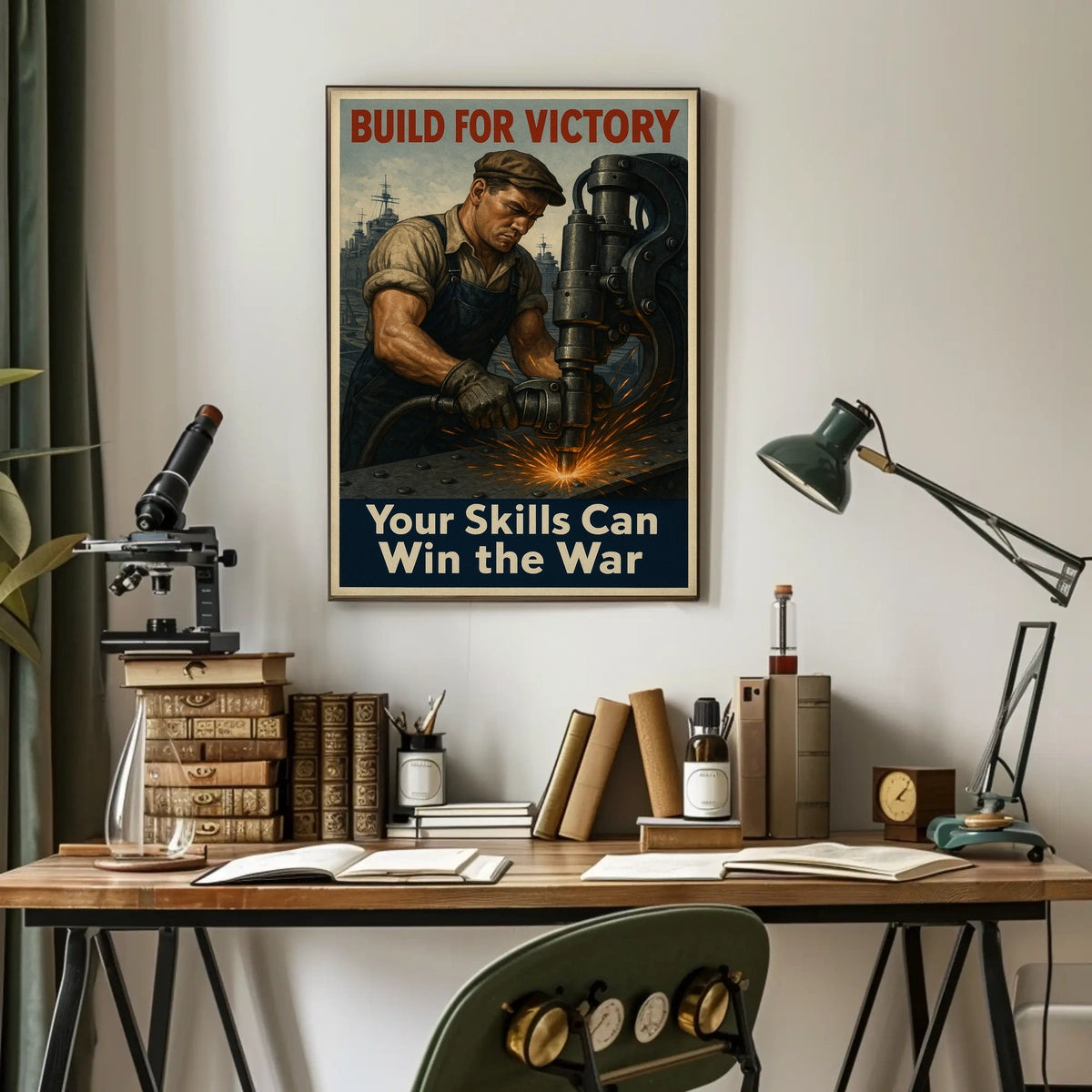 Build for Victory Poster