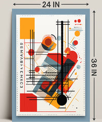 Abstract Geometric Design Abstract Poster