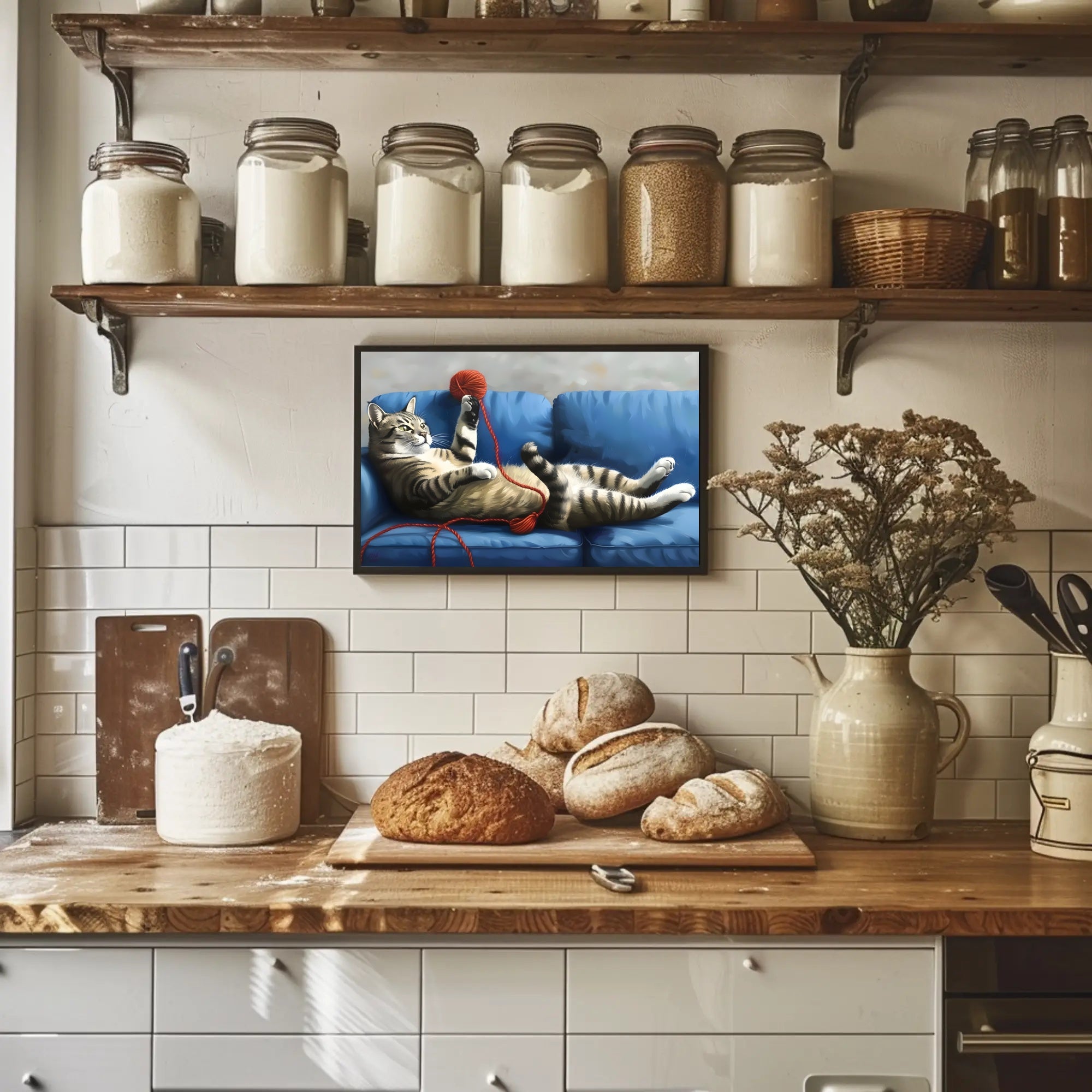 The Playful Cat Poster