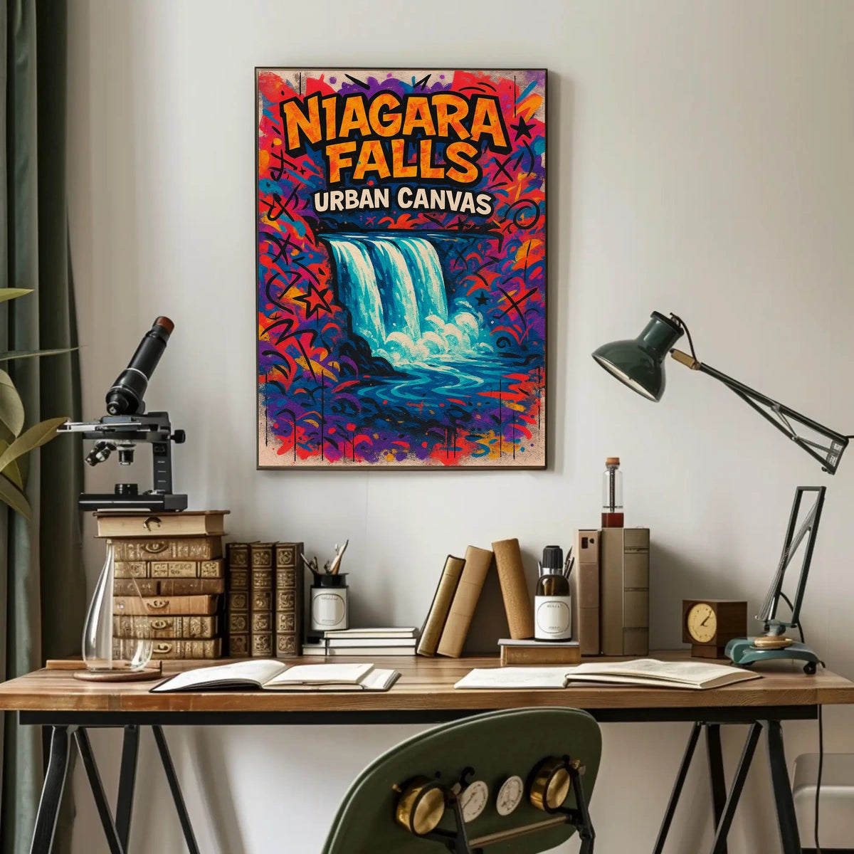 Niagara Falls Urban Canvas Poster