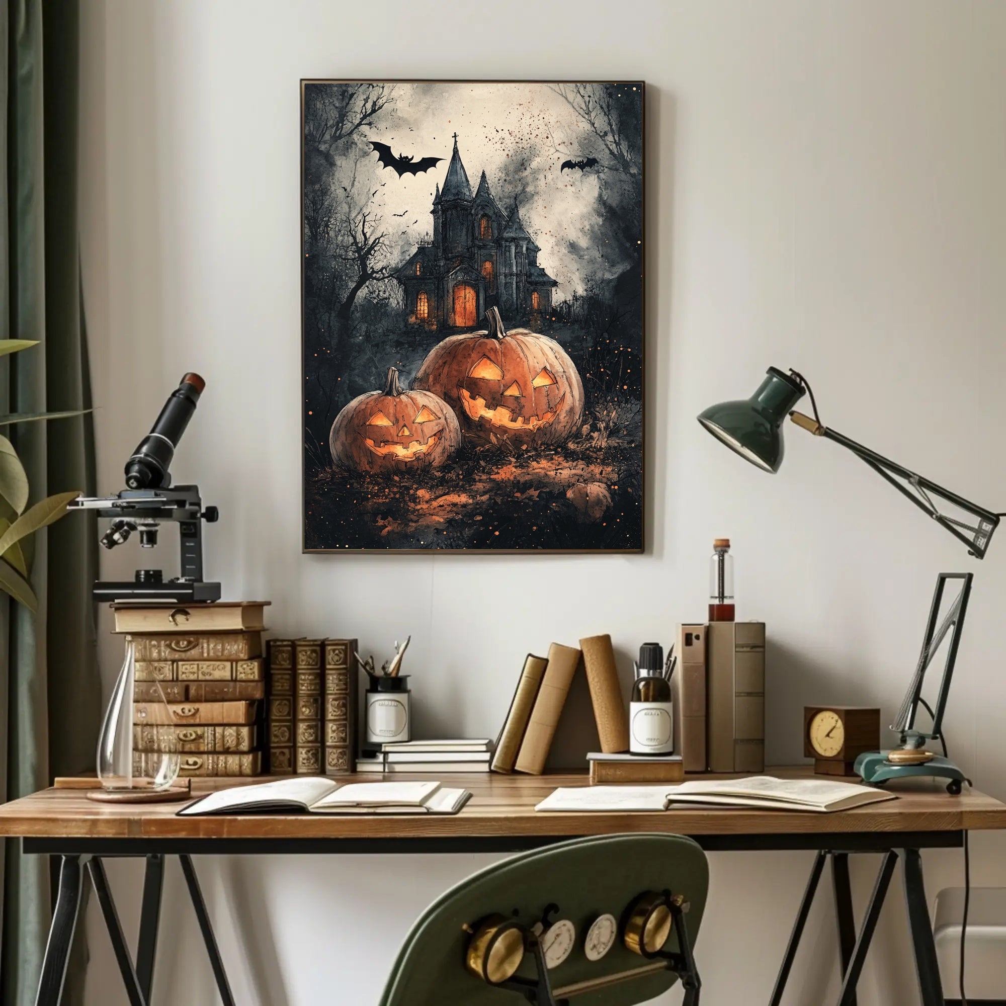 Haunted Halloween Night Poster