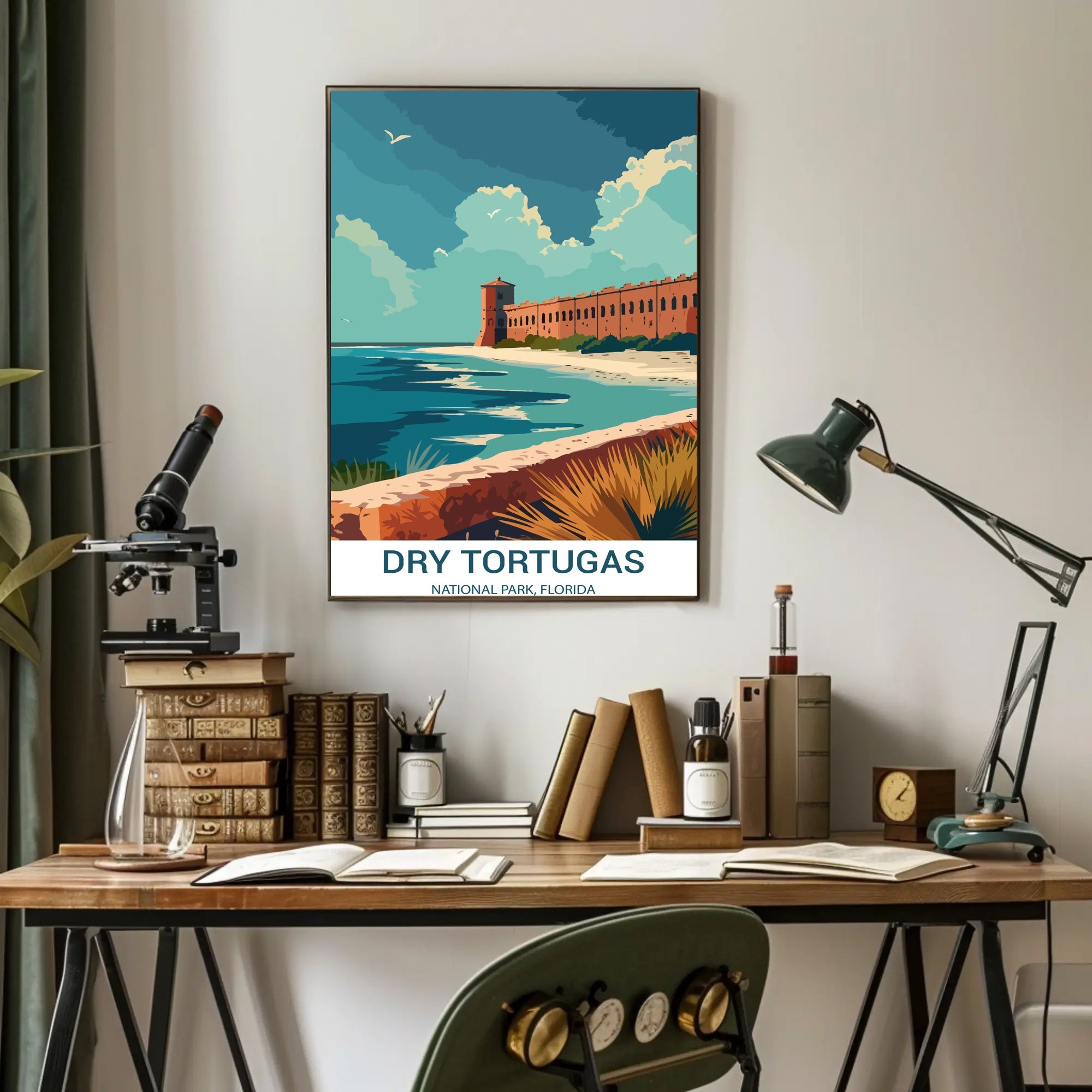 Dry Tortugas Historic Fort National Park Poster