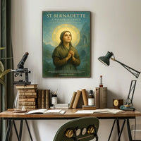St. Bernadette A Vision of Grace Poster