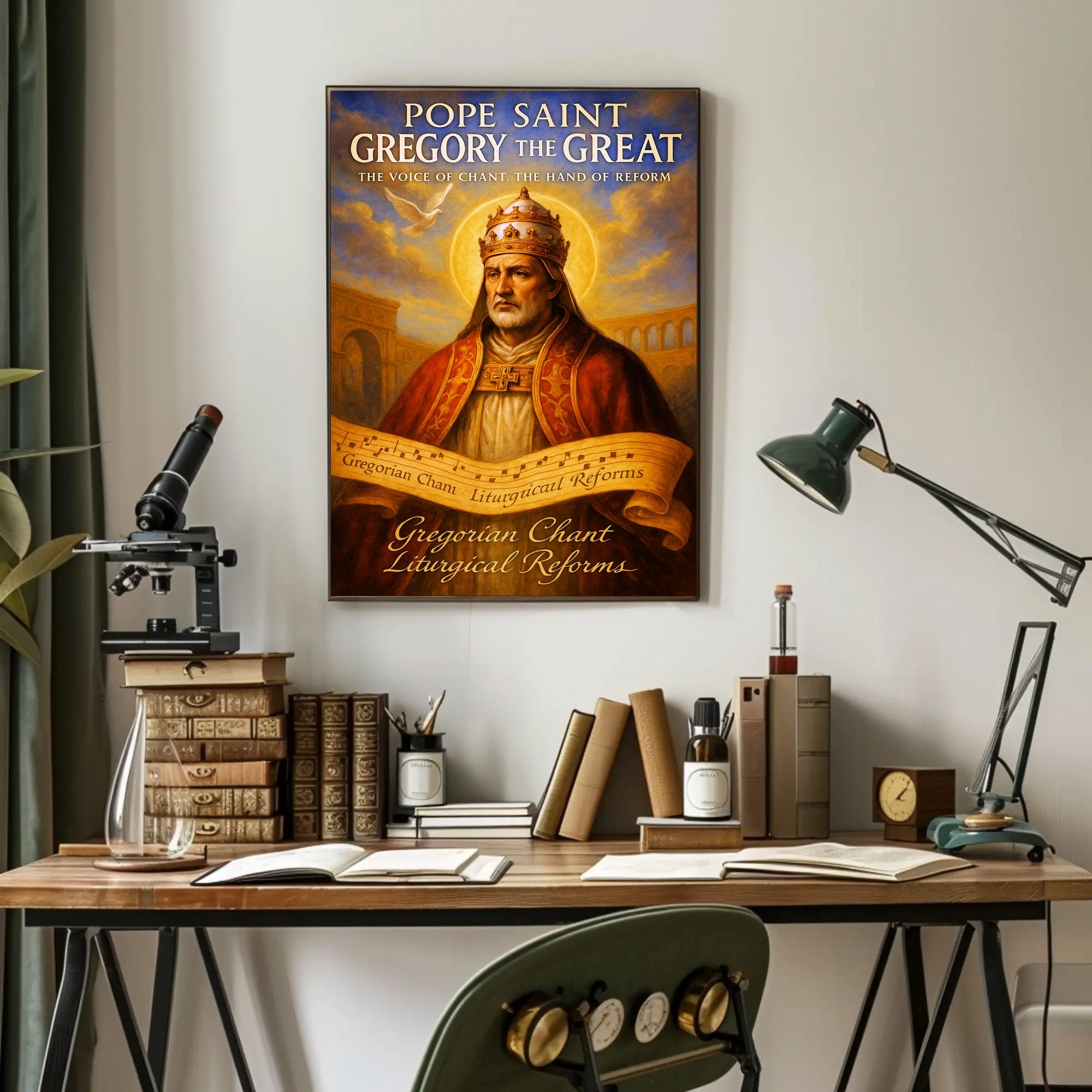 Pope Saint Gregory the Great Poster PosterGoat
