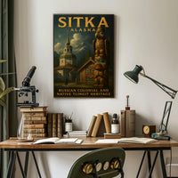 Sitka, Alaska Russian Colonial And Poster