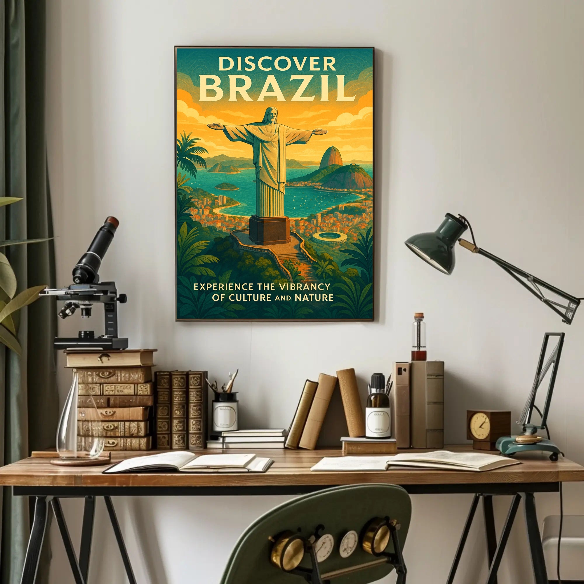Discover Brazil Poster