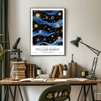 William Morris Cotton Prints Exhibition Poster