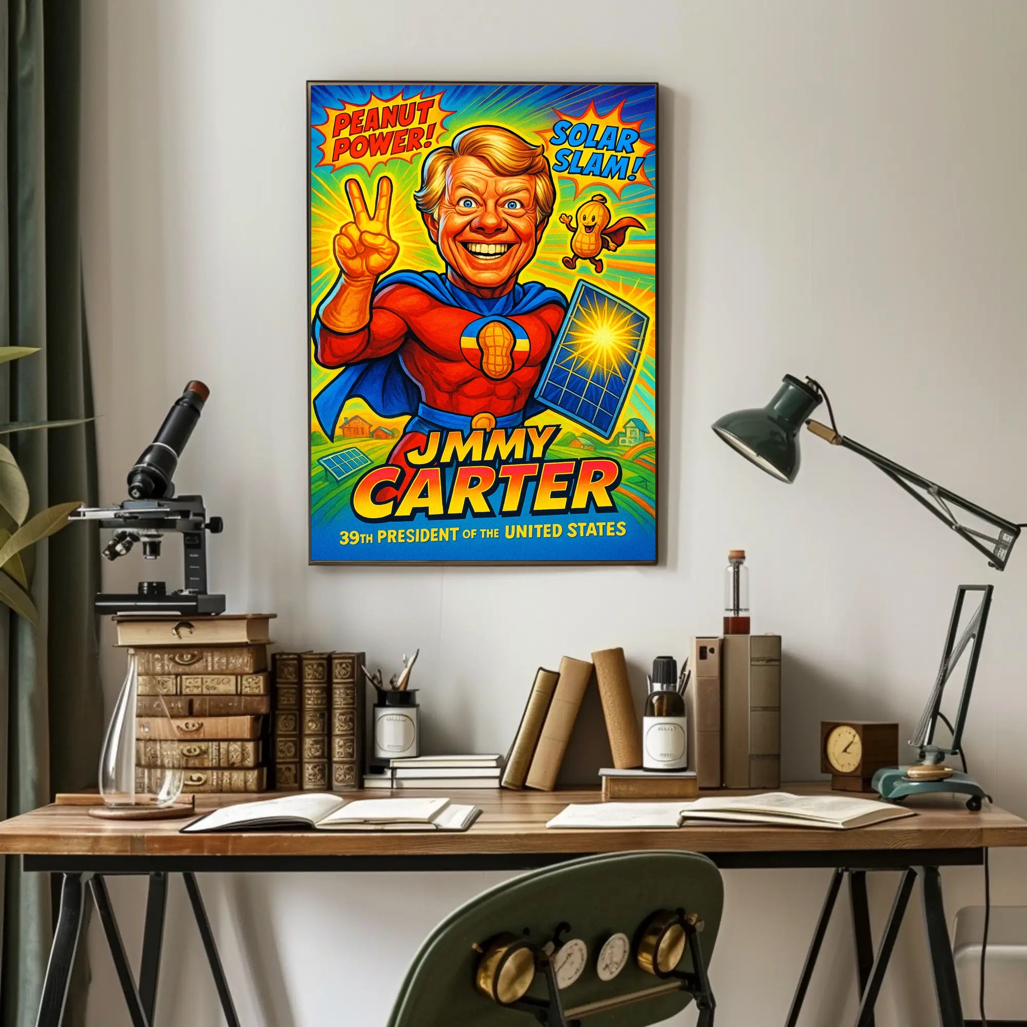 Jimmy Carter Portrait Collection Poster Art PosterGoat