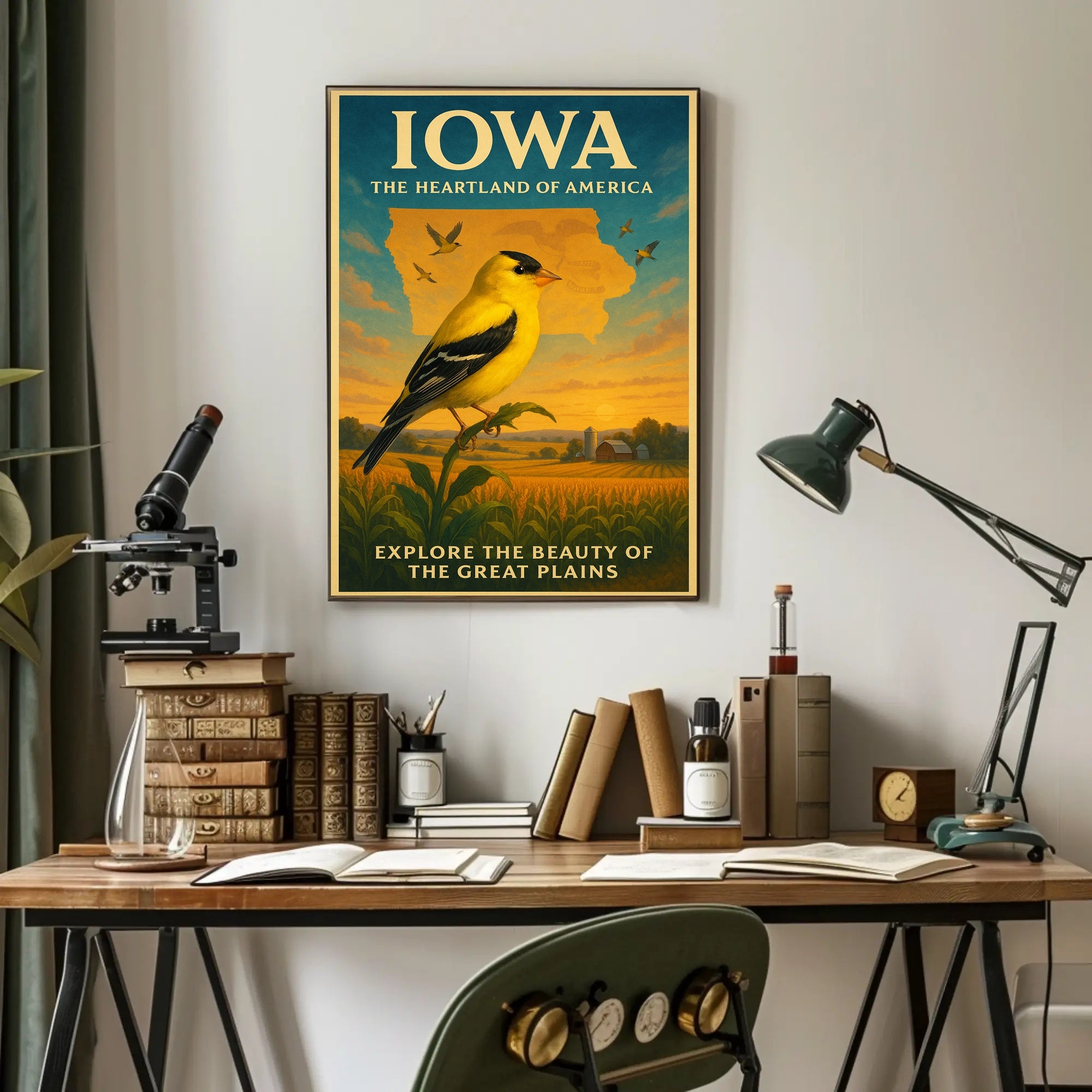 Explore The Beauty Of Iowa Poster
