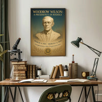 Woodrow Wilson A Presidency in Marble Poster PosterGoat