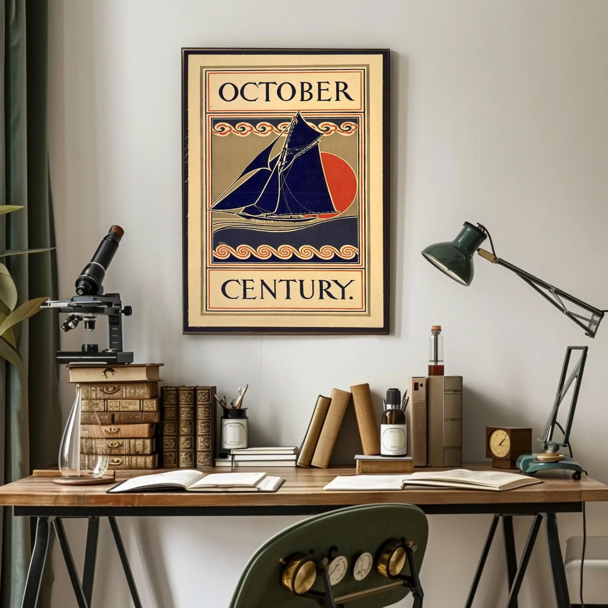 October Maritime Poster PosterGoat