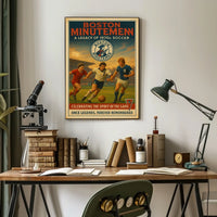 Boston Minutemen A Legacy of 1970s Soccer Poster