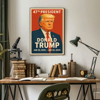 Trump 47Th President Patriotic Poster
