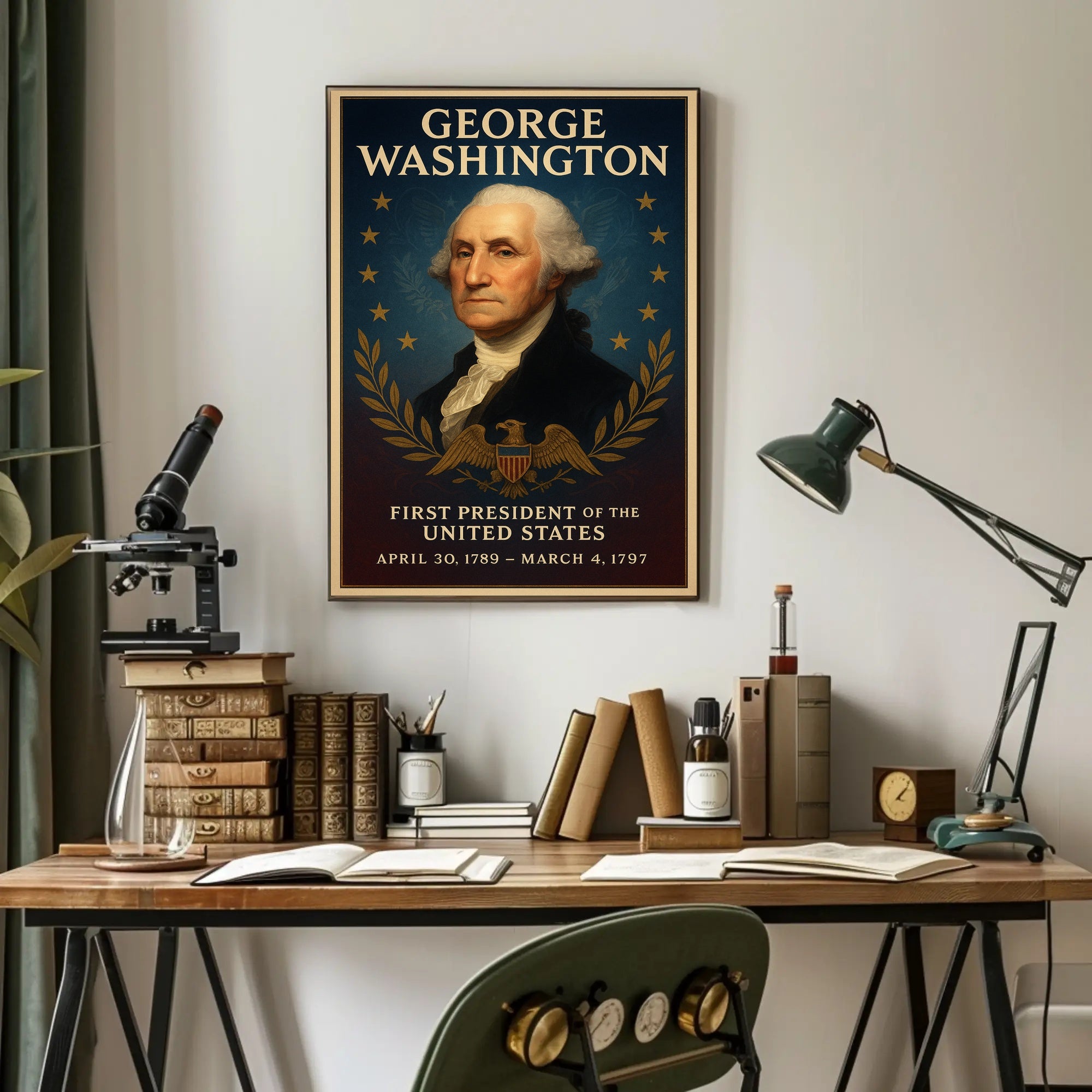 George Washington 1st President Poster PosterGoat