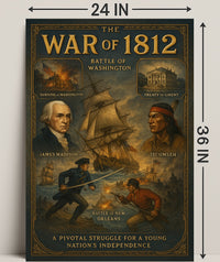 James Madison War of 1812 Poster PosterGoat