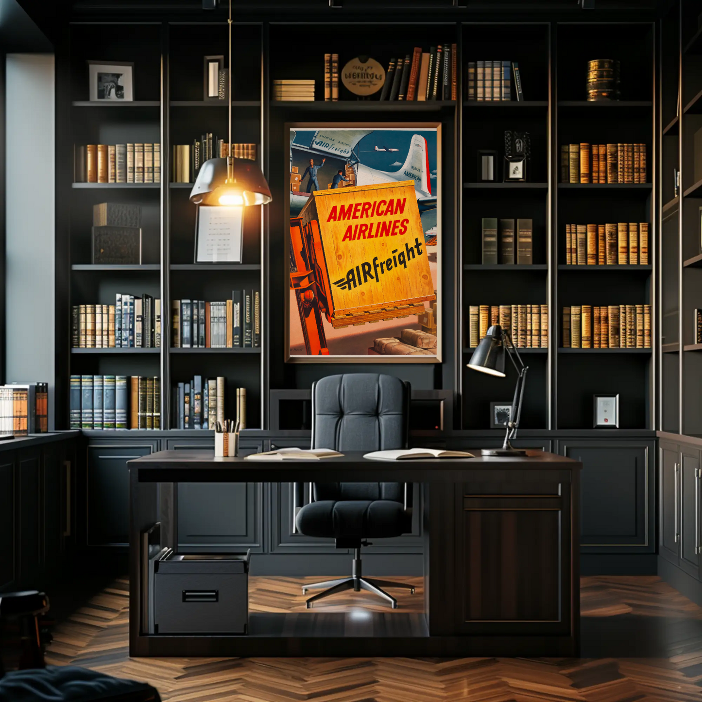 American Airlines Airfreight Poster