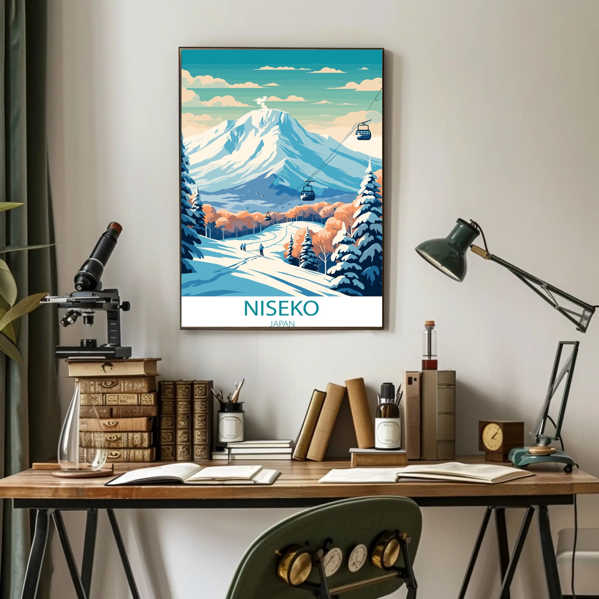 Niseko Mt. Yotei Winter Wonderland Travel Poster
