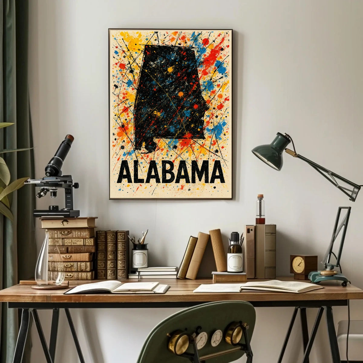 Alabama Art Poster
