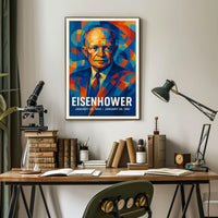 Collector Vintage Eisenhower Travel Poster