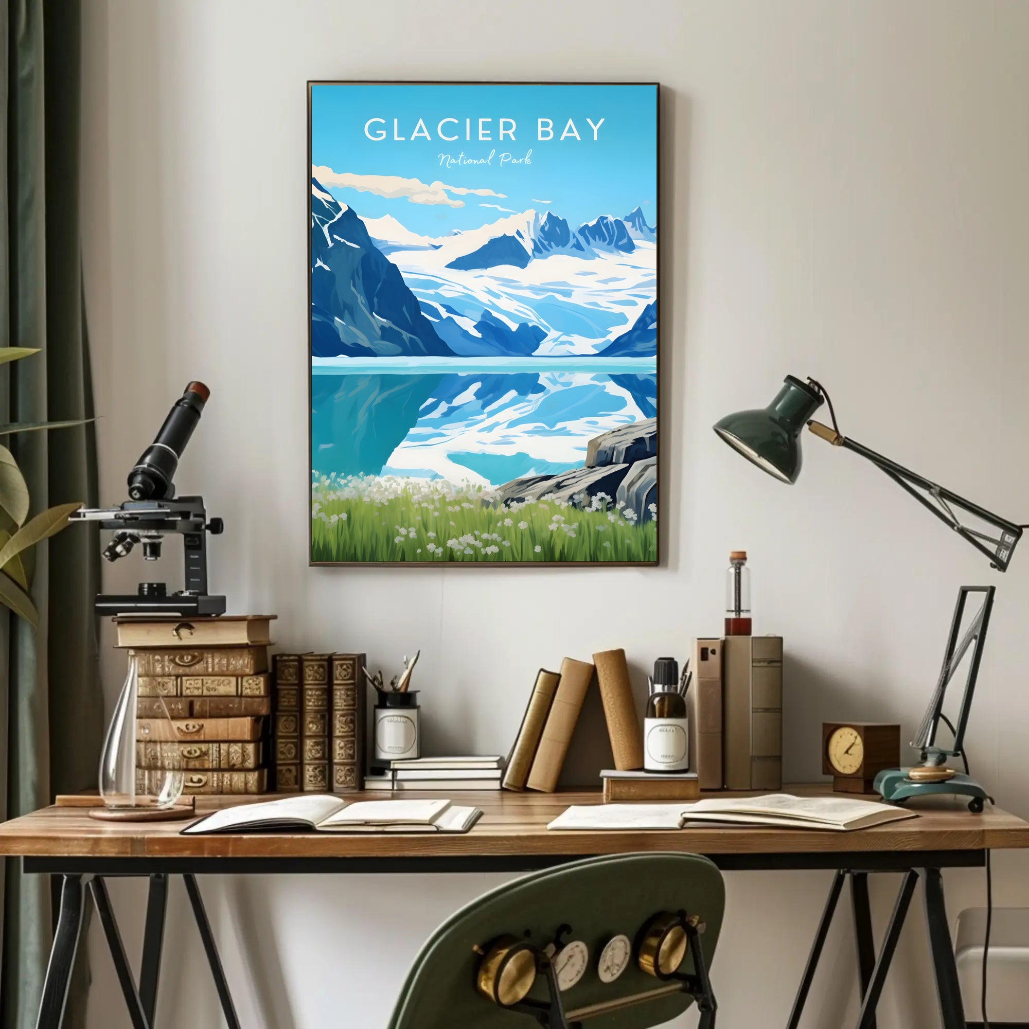 Glacial Serenity: Glacier Bay National Park Poster