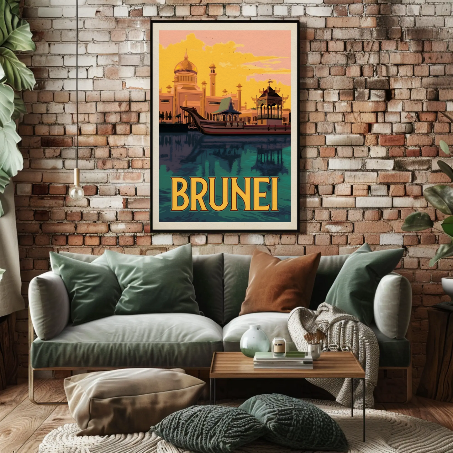 Vintage Poster Brunei