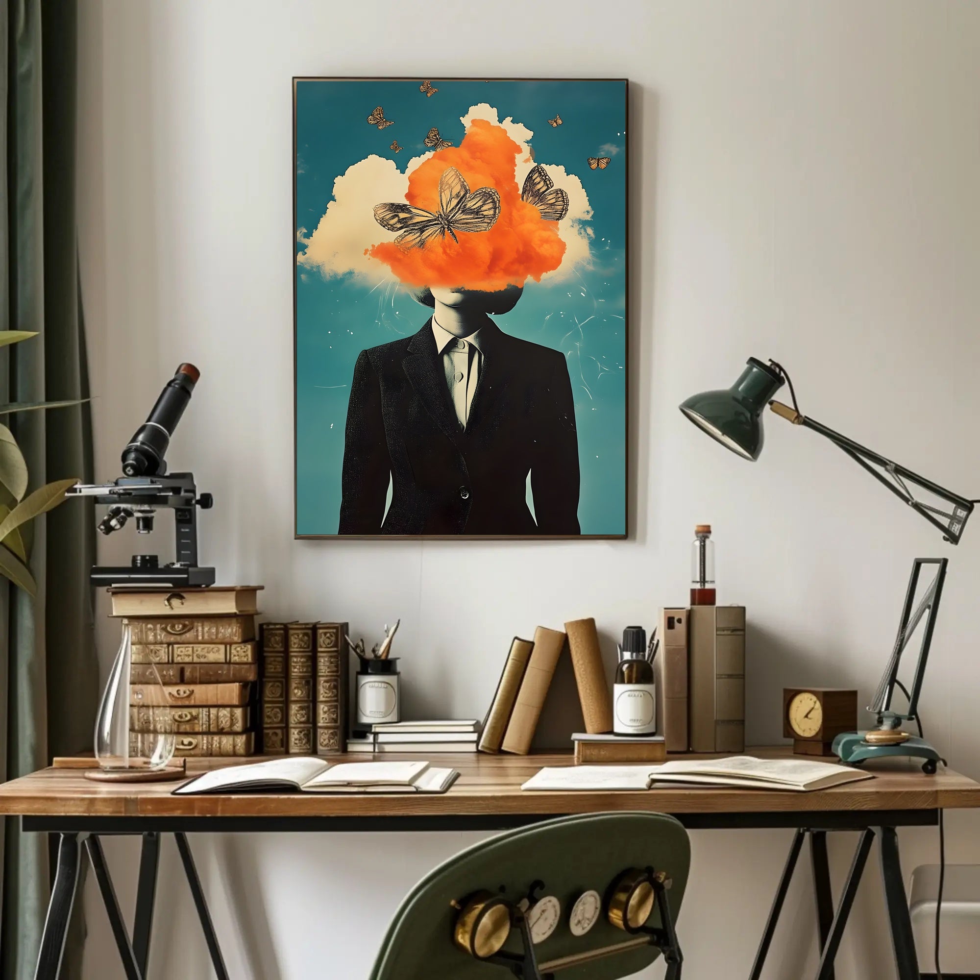 Surreal Transformation Poster Abstract Dream Wall Art