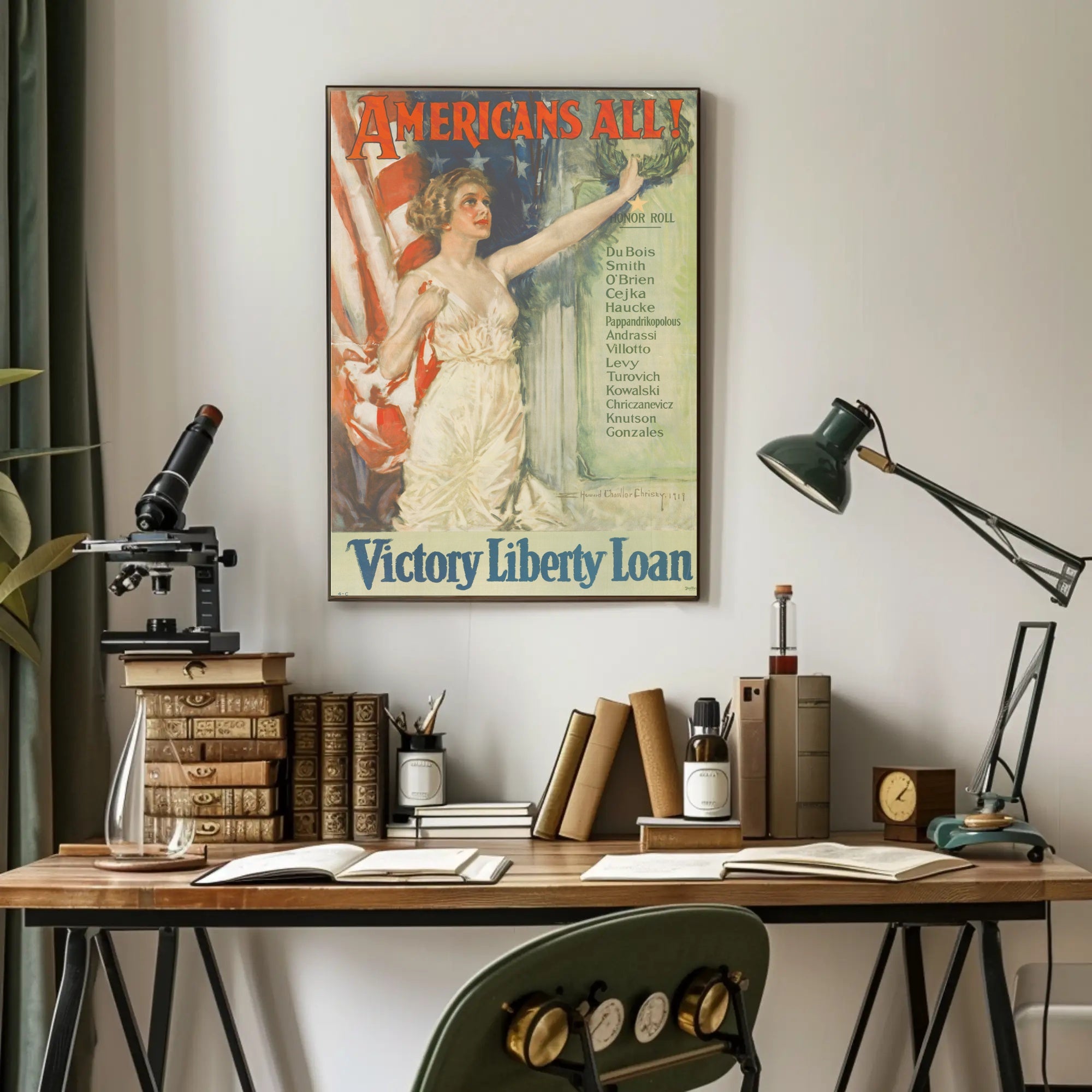 Victory Liberty Loan World War I Propaganda Poster