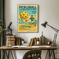 Pickleball The New Wave of Fun Poster