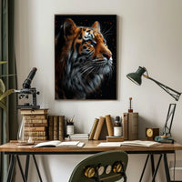Majestic Tiger Portrait Poster
