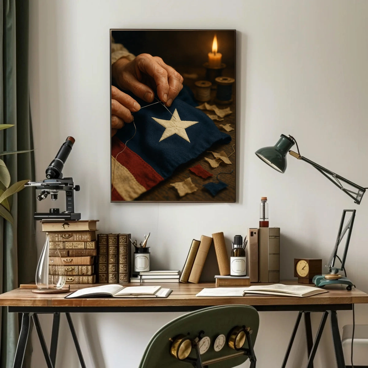 Crafting the Stars and Stripes Poster