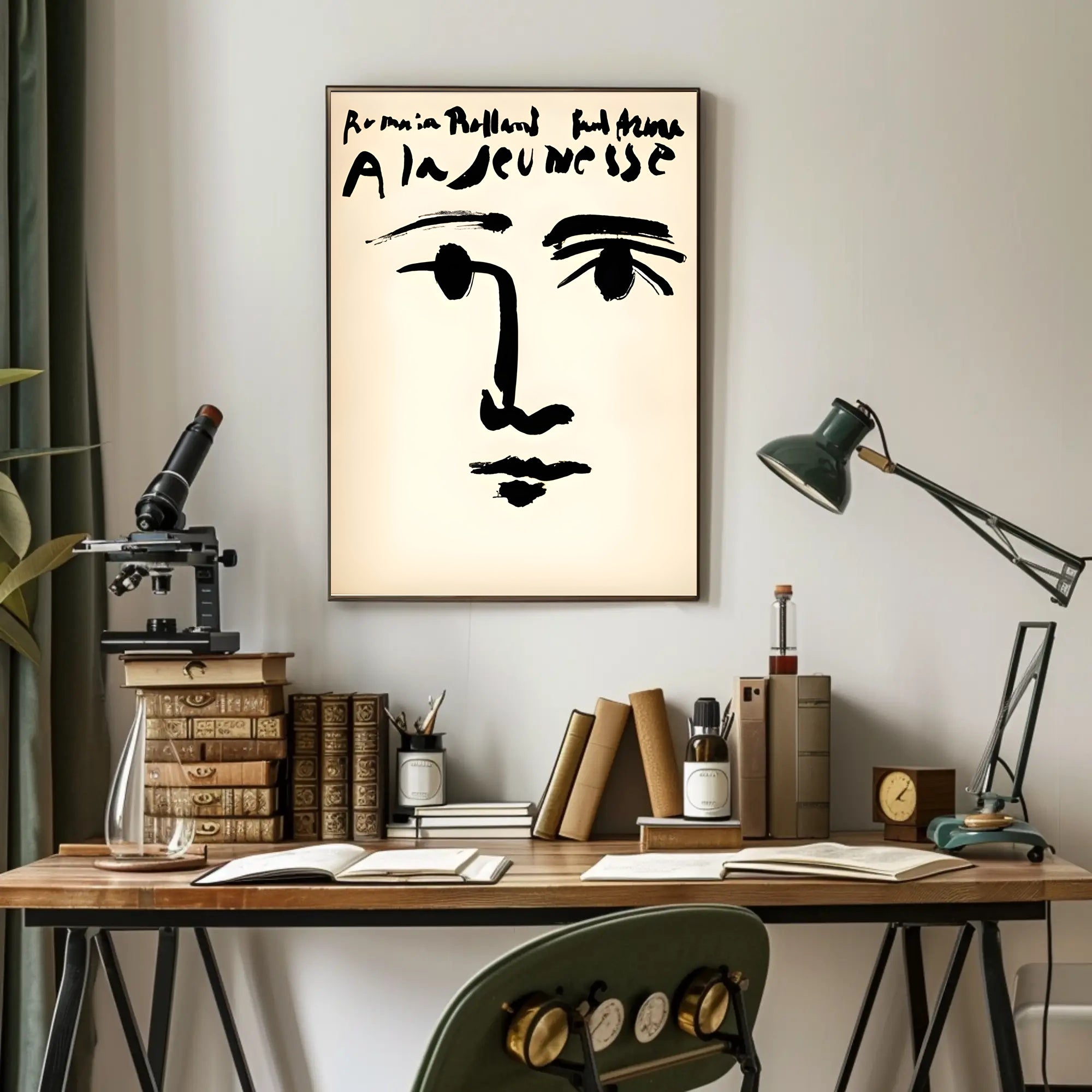 A La Jeunesse Poster Scenic Vintage Travel Print