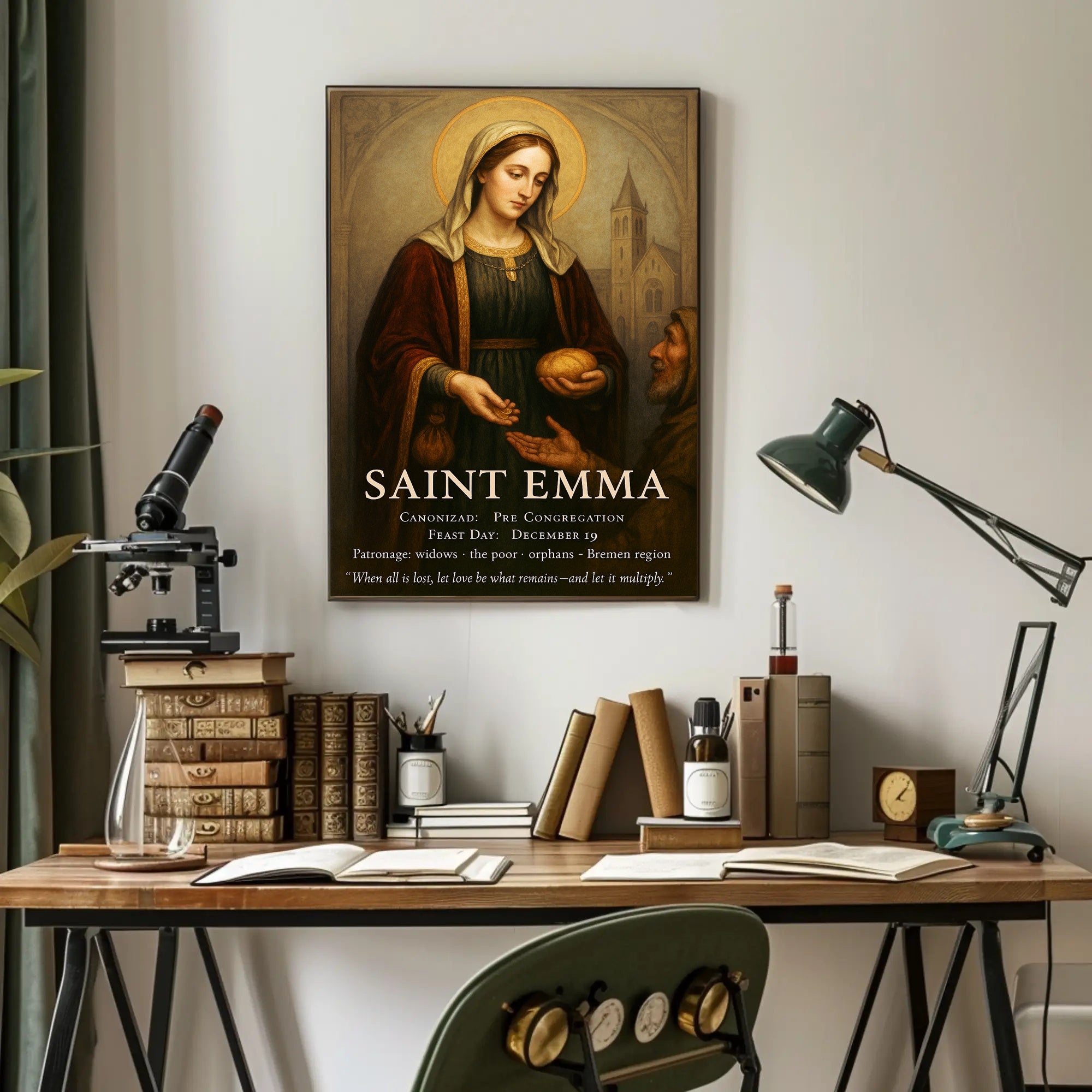 Saint Emma Poster PosterGoat