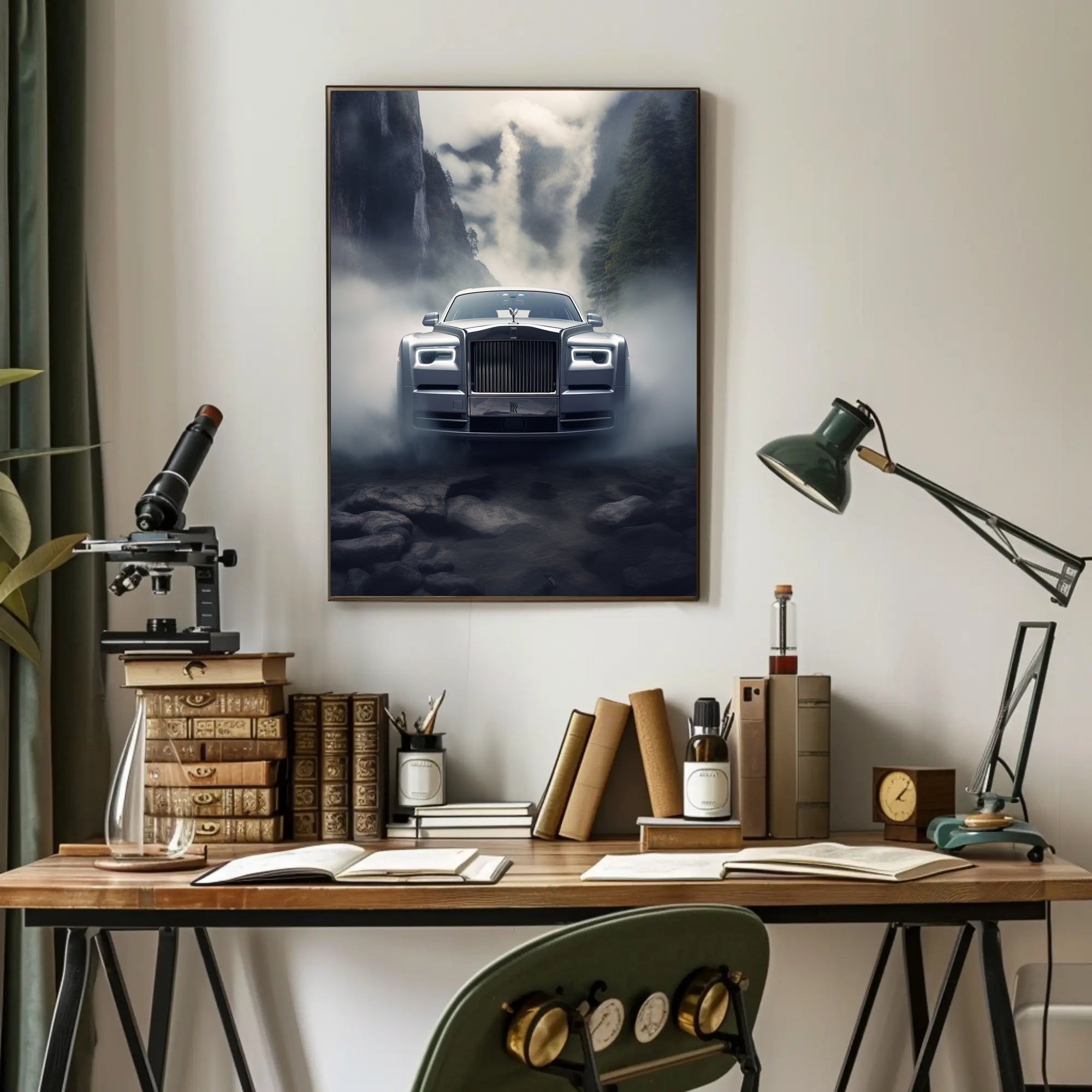Luxury in the Mist Poster PosterGoat