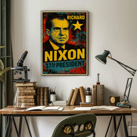 Richard Nixon 37th President of the United States Graffiti Pop Art Poster