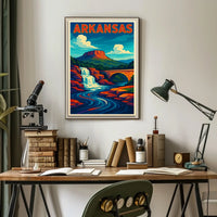 Arkansas Scenic Landscape Poster