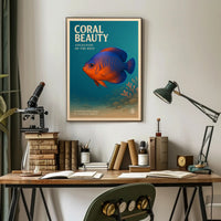Coral Beauty Angelfish of the Reef Poster PosterGoat