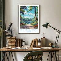 Scenic View of Bois de Boulogne Poster