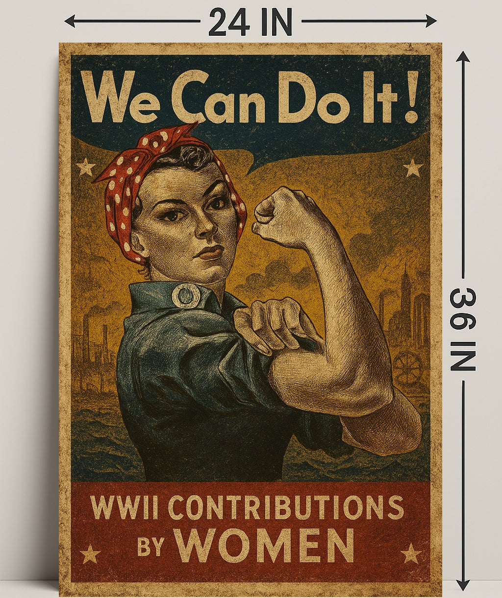 We Can Do It! Iconic WWII Poster