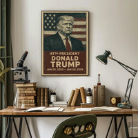 Donald Trump 47th President Poster