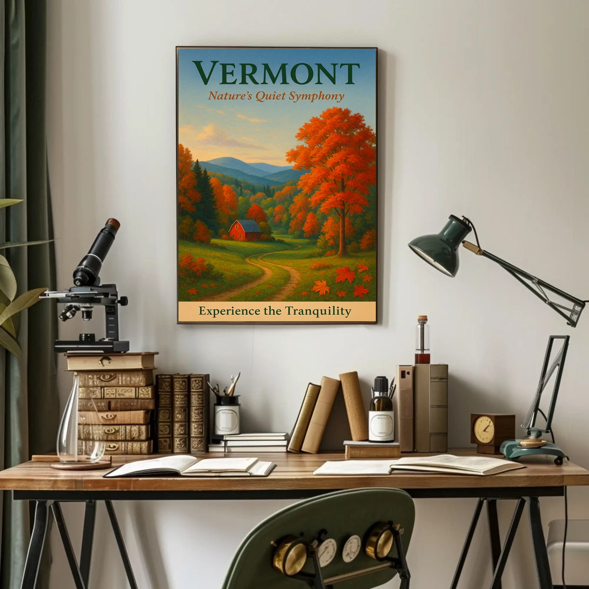 Vermont Natures Quiet Symphony Poster