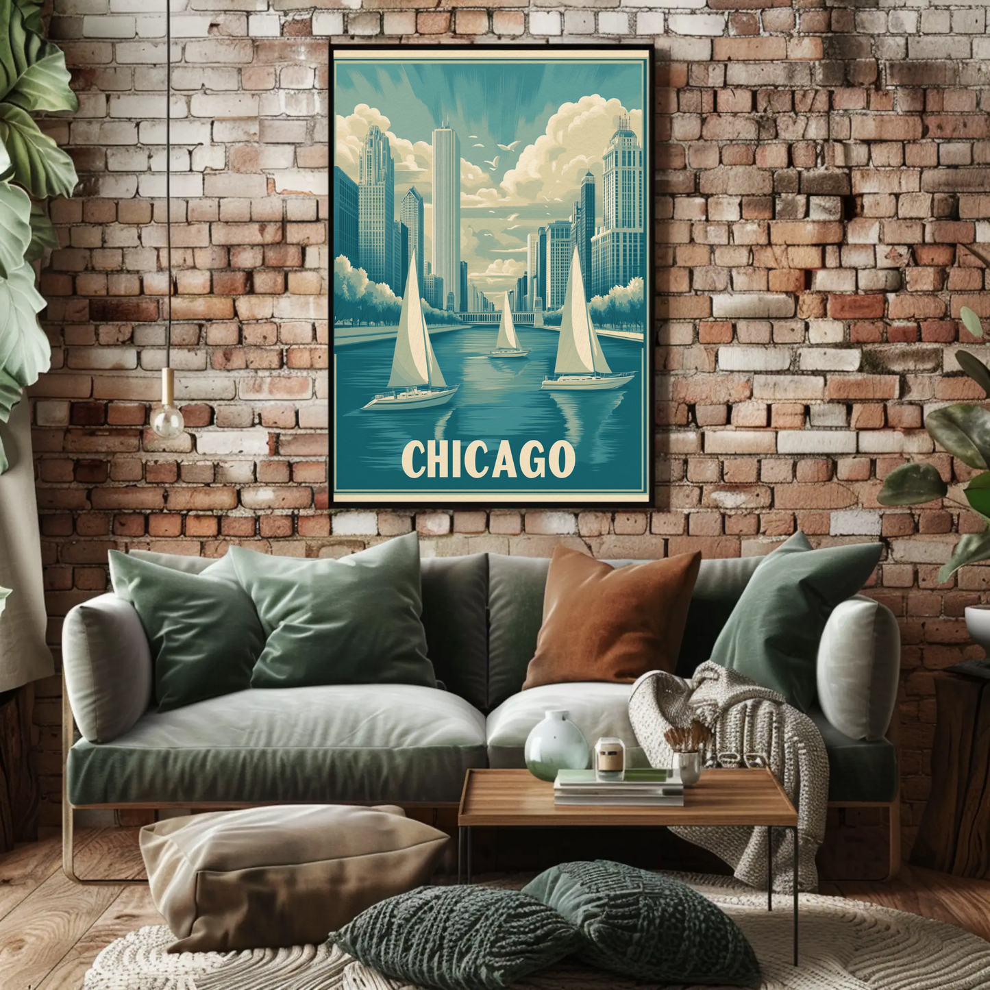 Chicago Vintage Poster