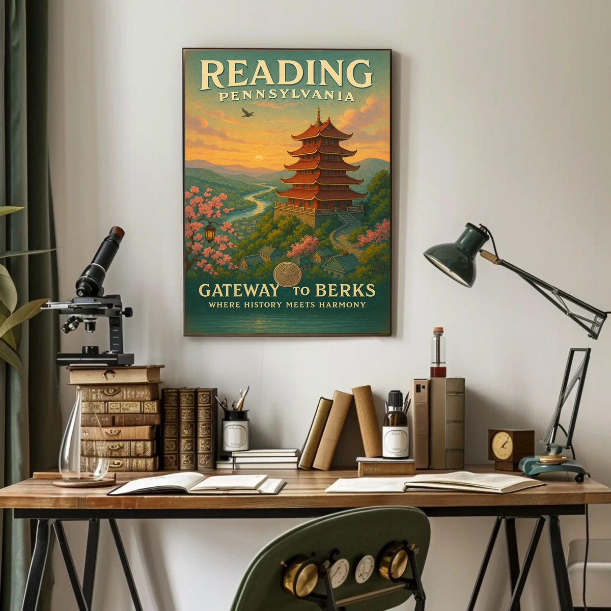 Reading, Pennsylvania Gateway to Berks Poster