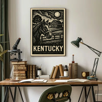 Kentucky Horse And Barn Poster