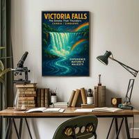 Victoria Falls The Smoke That Thunders Poster
